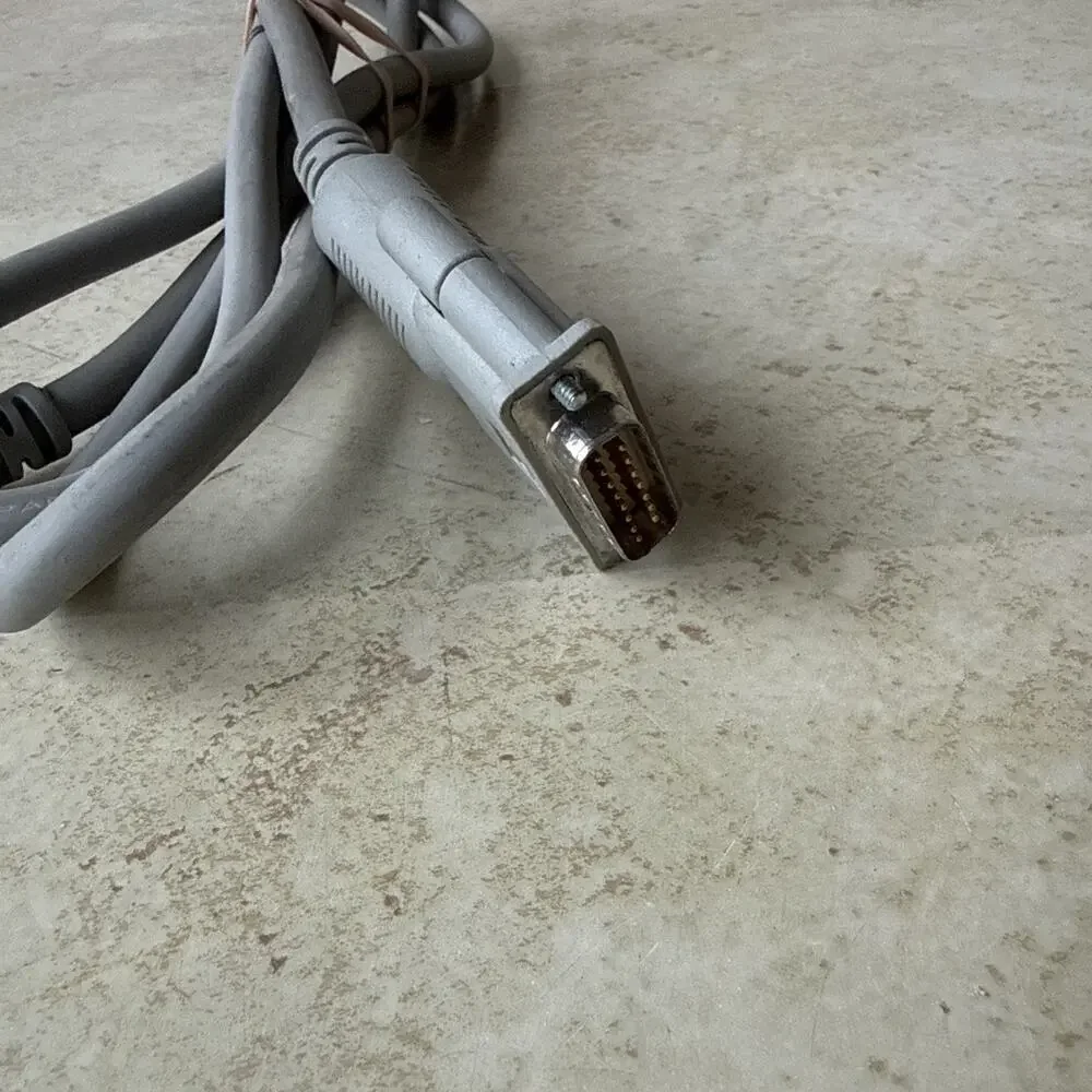 Apple Macintosh Color Display DB-15 Video Cable 6’ 590-4161-A RARE for Mac IIgs